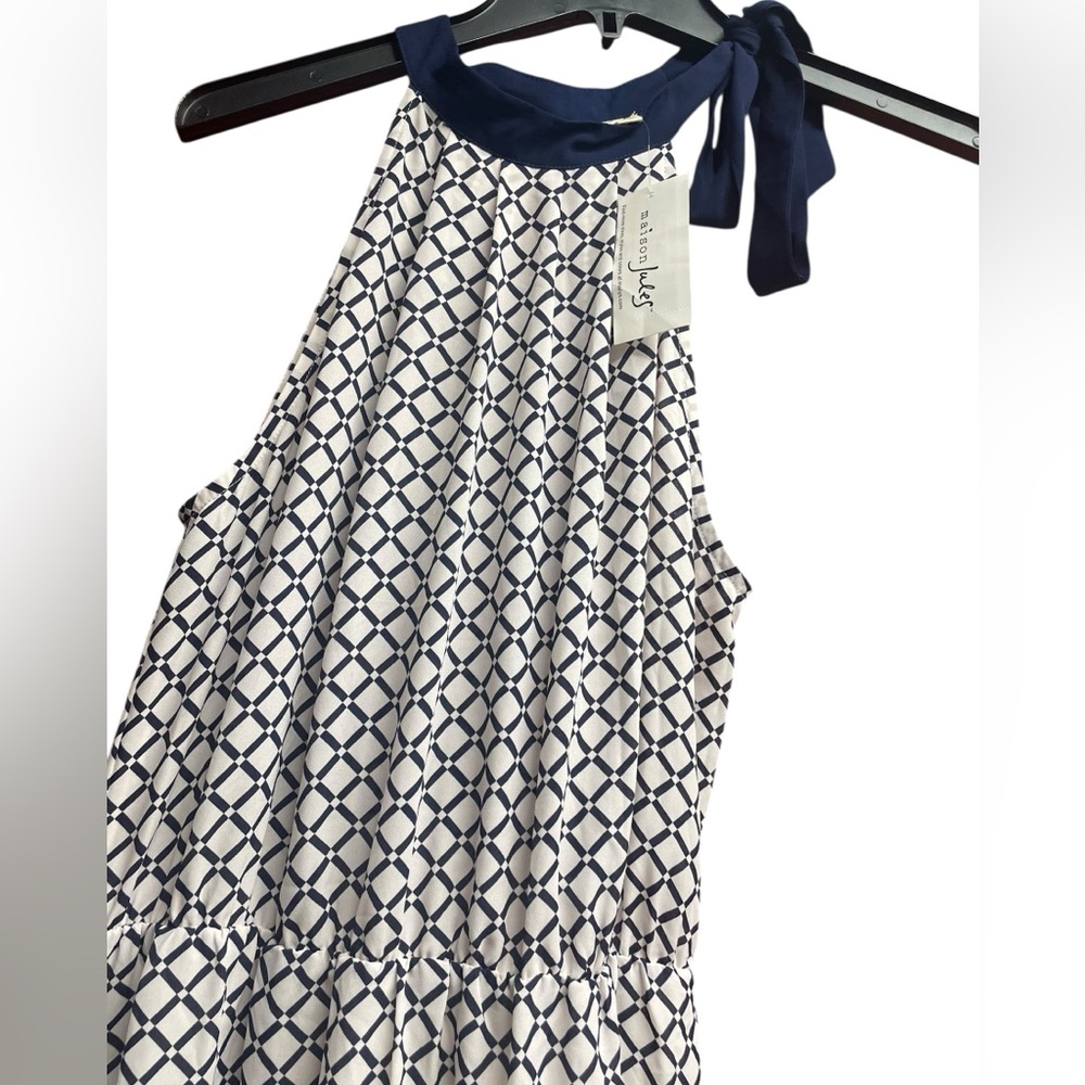 Navy and White classy dress it’s a small I didn’t loose enough weight to fit